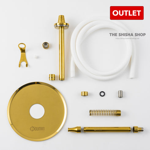 【OUTLET】ODUMAN N2 CLEAR GOLD HOOKAH / オデュマン N2クリア ゴールドバージョン(アウトレット品)
